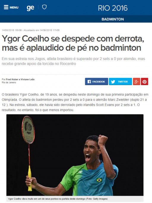 2016 08 14 Globo Esporte