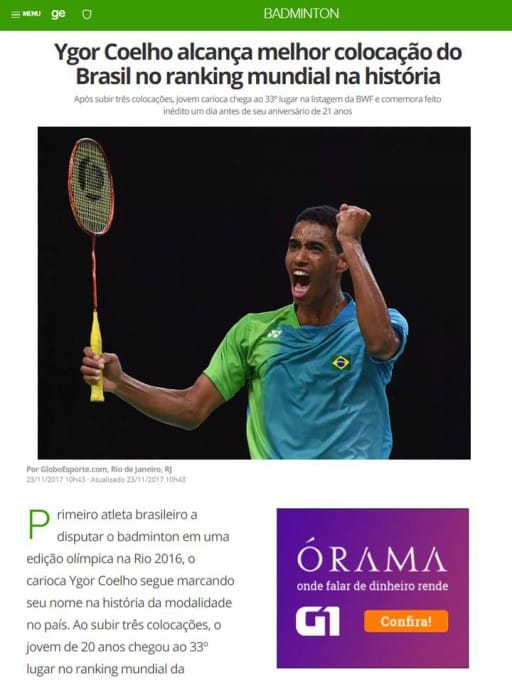 2017 11 23 Globo Esporte
