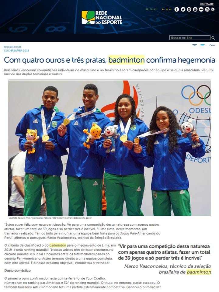 2018 05 31 Rede Nacional Esporte