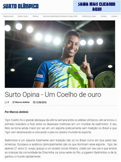 2018 08 11 Surto Olimpico