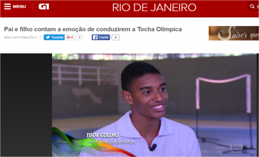 Bom dia Rio - Tocha Olimpica