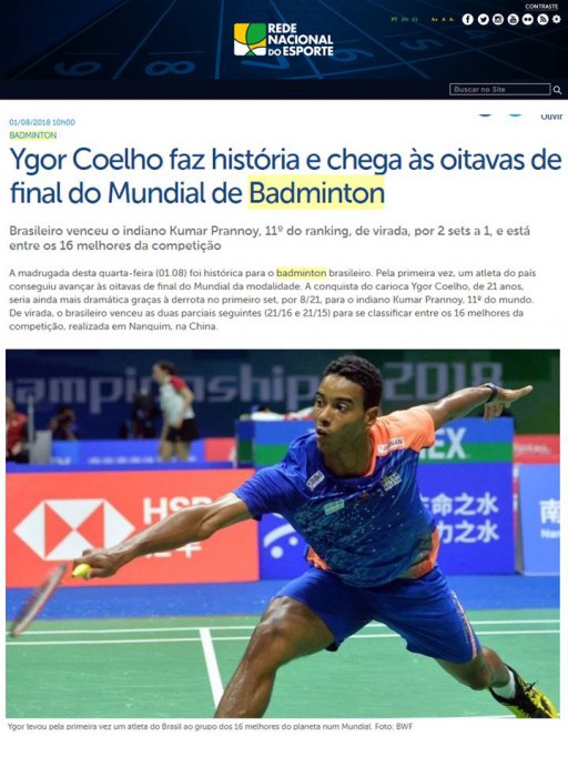 2018 08 01 Rede Nacional Esporte